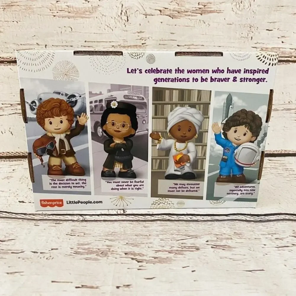 FISHER-PRICE LITTLE PEOPLE Inspiring Women Collector Set Figures Earhart Parks